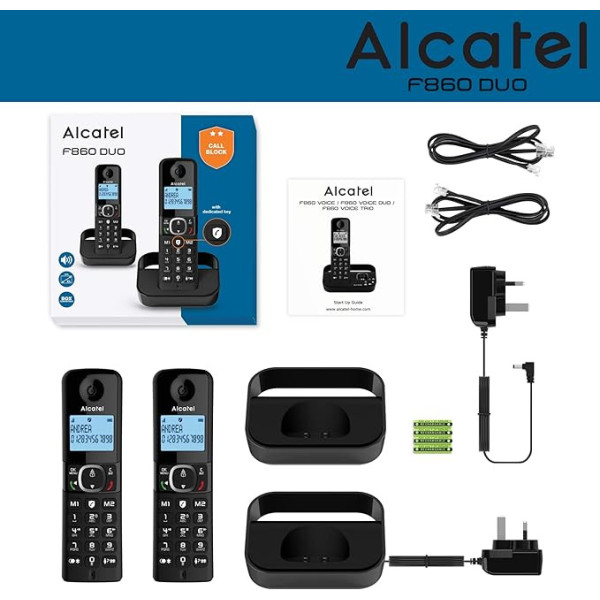 Alcatel F860 Duo Cordless
